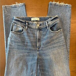 Abercrombie & Fitch Light Blue Straight Leg Jeans